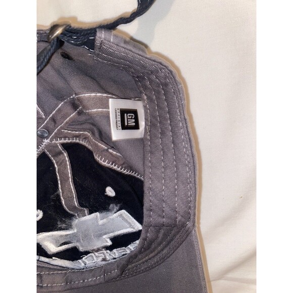 Chevy Bowtie Hat Chevrolet Baseball Cap Adjustable Strap Excellent Condition - Picture 6 of 10